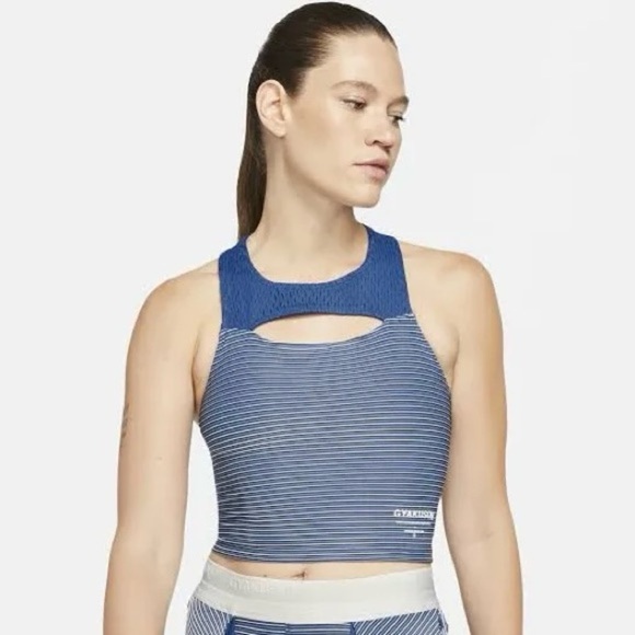Women’s Blue Nike x Undercover Gyakusou Running Workout Top - Picture 2 of 11